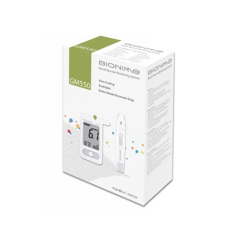 BIONIME Glucomètre appareil lecteur – GM 550
