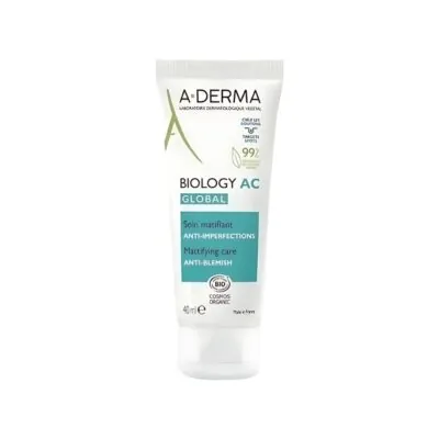 ADERMA BIOLOGY AC GLOBAL Soin Matifiant Anti imperfections 40ML
