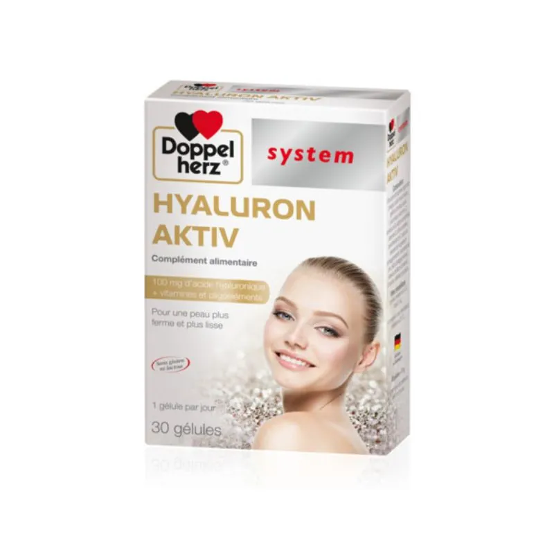 Aktiv Hyaluron 30 Gélules – 100 mg + vitamines