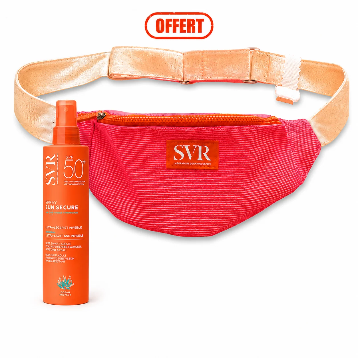 SVR SUN SECURE Spray Hydratant SPF50+ 200mL + Trousse Banana Offerte