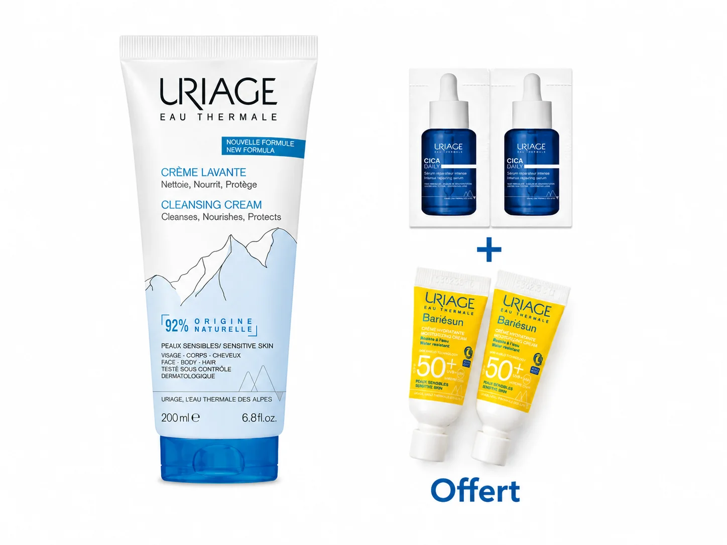 URIAGE Crème Lavante 200mL+Produits Offerts