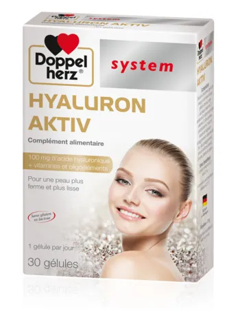 Aktiv Hyaluron 30 Gélules – 100 mg + vitamines