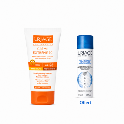 URIAGE Crème Extrême SPF90 50mL+ Eau Thermal 50mL (Offerte)