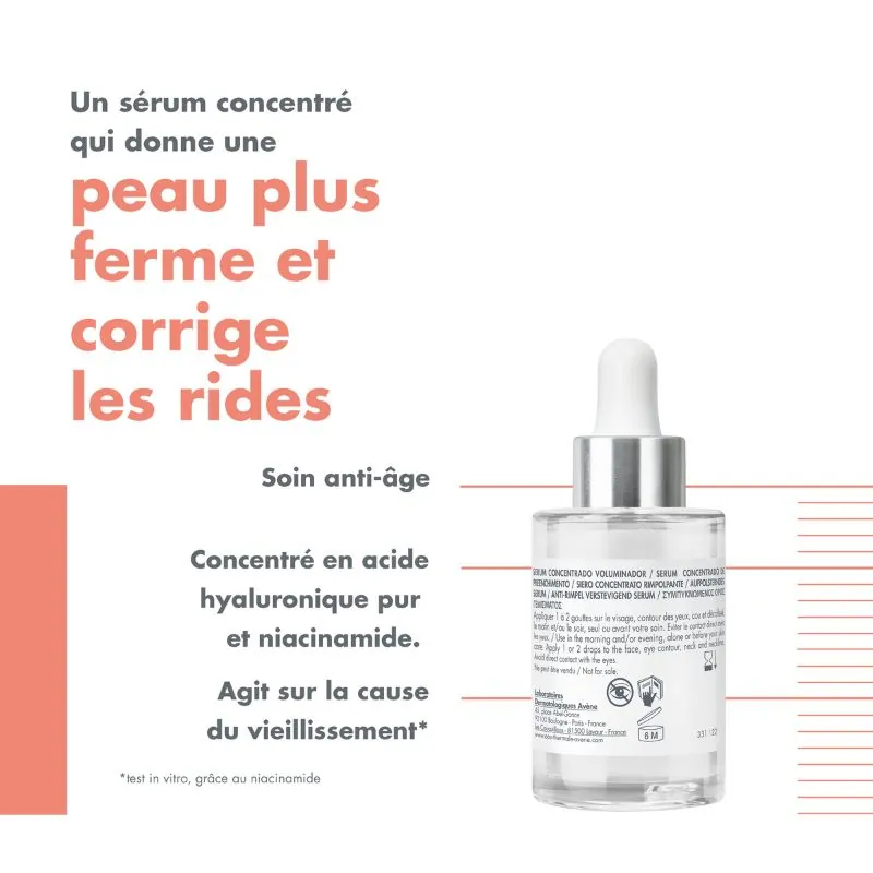 AVENE Hyaluron Activ B3 Sérum Concentré Repulpant 30 mL