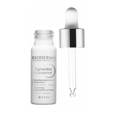 BIODERMA PIGMENTBIO C-CONCENTRATE 15 ML - Sérum concentré anti-taches à la vitamine C pure. Réduit les taches pigmentaires, unifie le teint. Flacon compte-gouttes de 15 ml