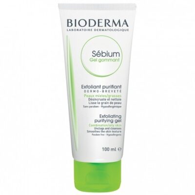 BIODERMA Sébium Gel Gommant Exfoliant Purifiant Peaux Mixtes à Grasses 100mL