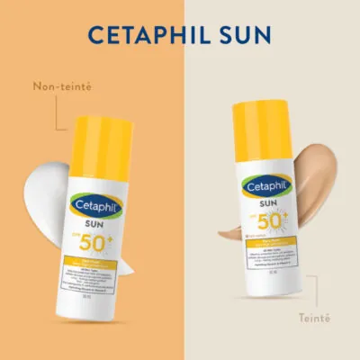 CETAPHIL SUN FACE FLUID TEINTE LIGHT MEDIUM SPF50+, 50ML