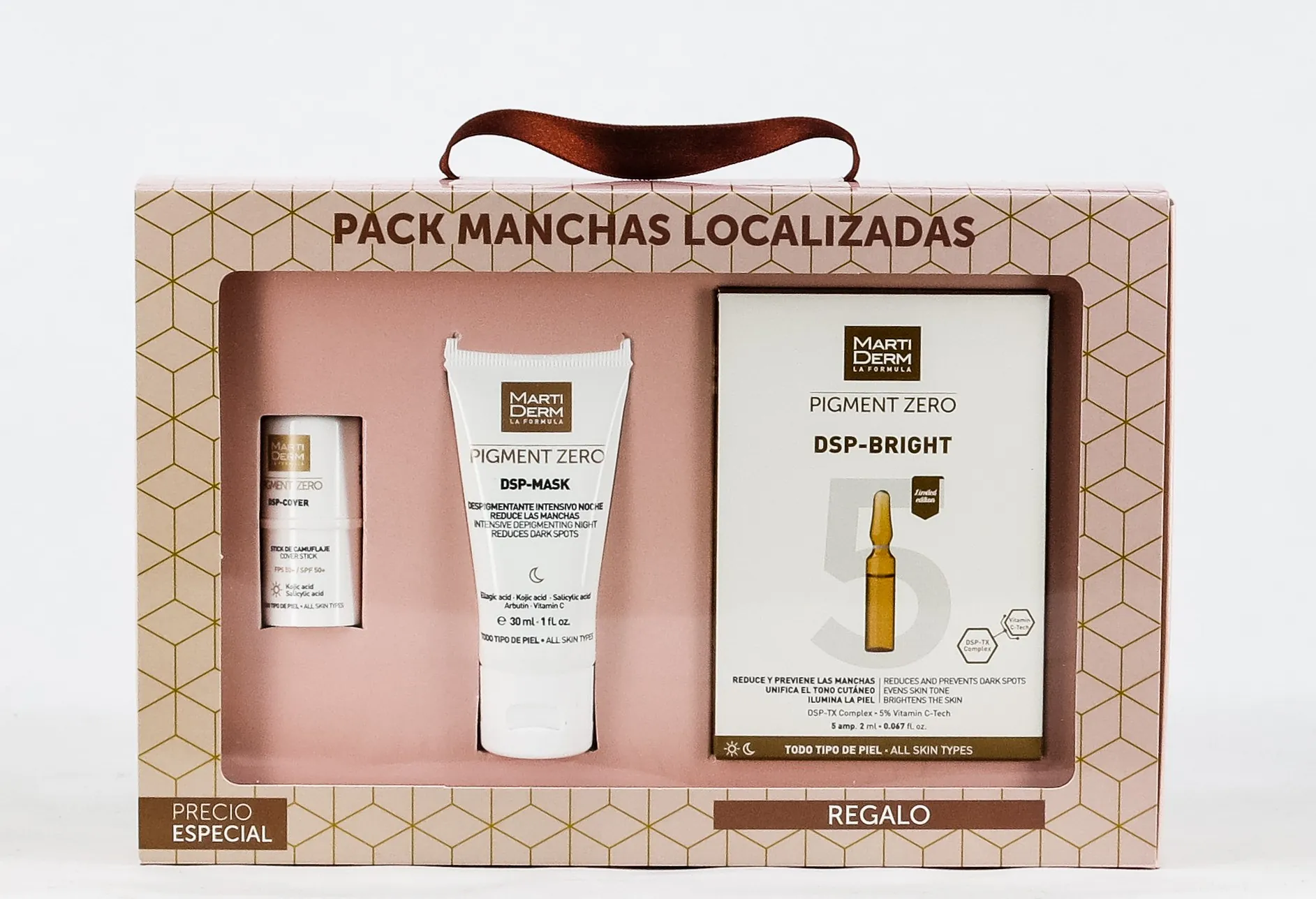 COFFRET MARTIDERM PACK DSP PIGMENT ZERO (Ampoules OFFERTES)