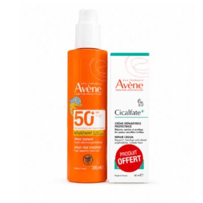 Avène Solaire Spray Enfant Haute Protection  SPF 50+200ML + Cicalfate Crème 40mL (OFFERTE)