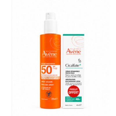 Avène Solaire Spray Adulte Haute Protection  SPF50+ 200ML + Cicalfate Crème 40mL (OFFERTE)
