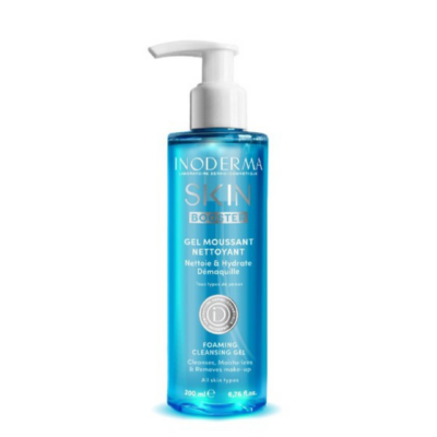 INODERMA SKIN BOOSTER GEL MOUSSANT NETTOYANT 200ML