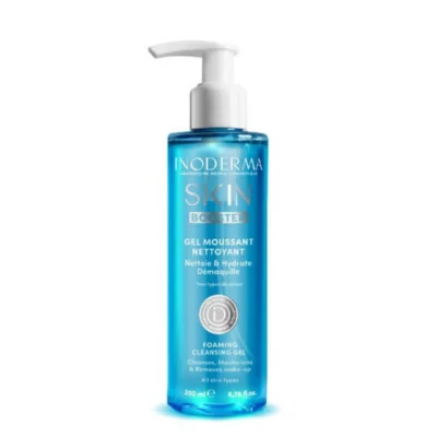 INODERMA SKIN BOOSTER GEL MOUSSANT NETTOYANT 200ML