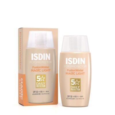 ISDIN ÉCRAN SOLAIRE FUSION WATER MAGIC TEINTE Light SPF50+ 50ML