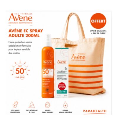 Avène Solaire Spray Adulte Haute Protection  SPF50+ 200ML + Cicalfate Crème 40mL (OFFERTE)