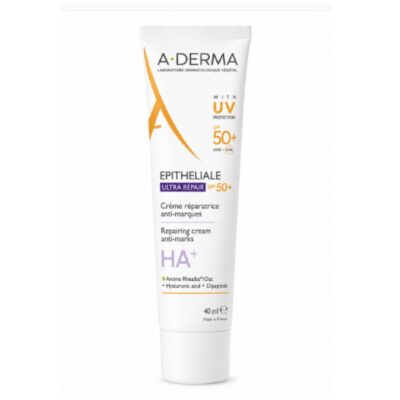A-DERMA Epitheliale A.H Ultra SPF50+ Crème Réparatrice Protectrice 40 mL