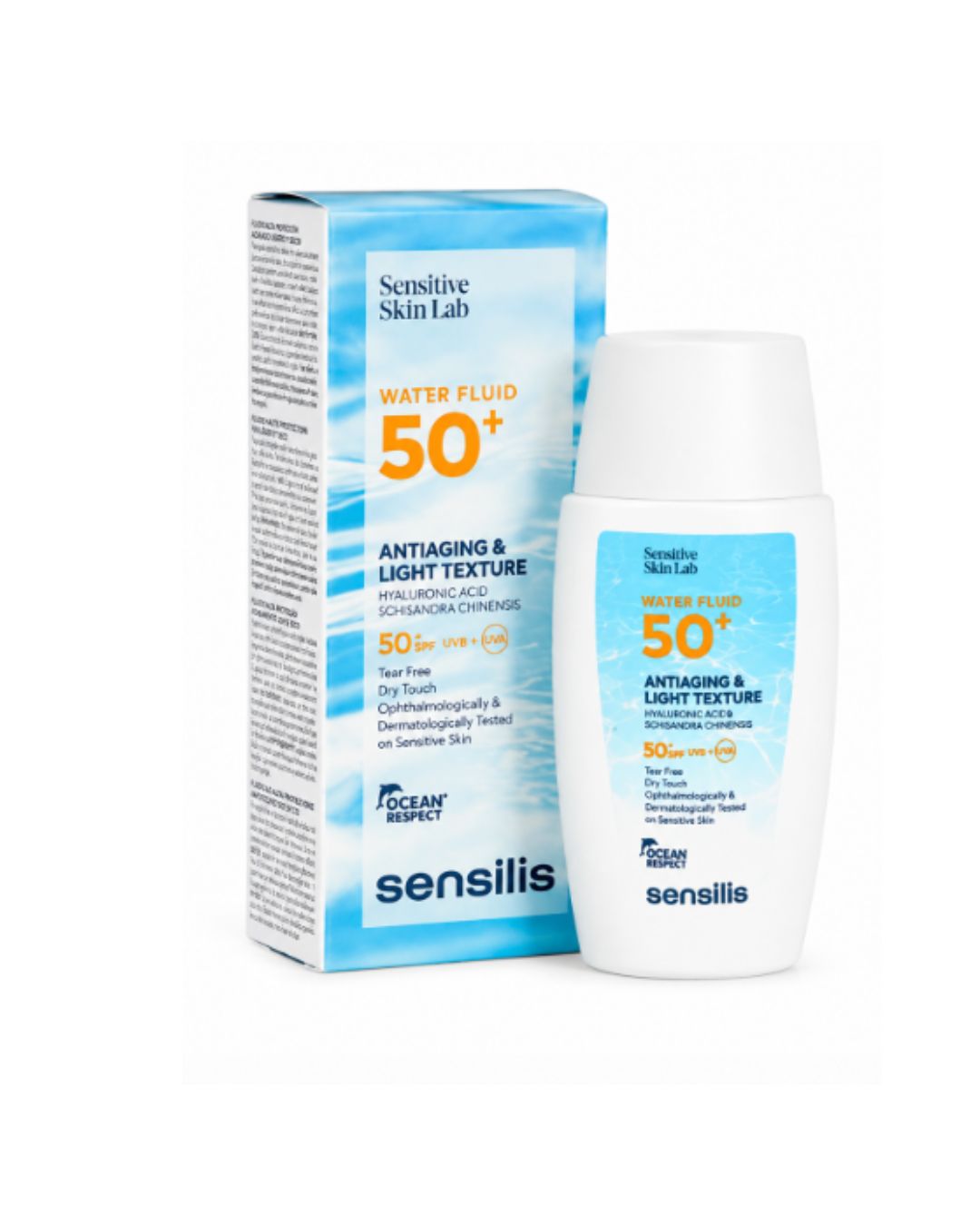 SENSILIS SENSITIVE SKIN WATER FLUID INVISIBLE SPF50+ 40ML