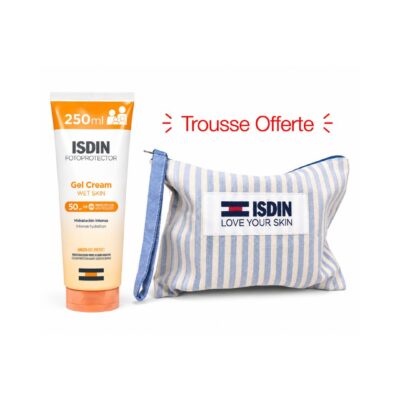 ISDIN PHOTOPROTECTEUR Gel Crème SPF50 250mL + Trousse Offerte