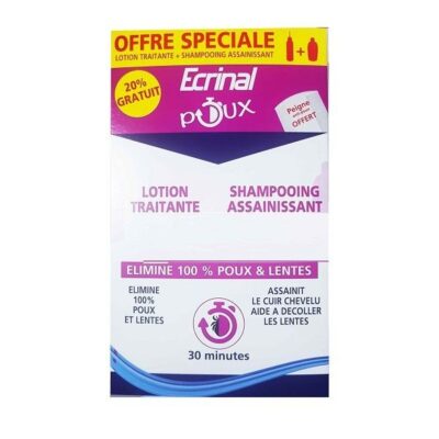 Ecrinal Pack anti-poux lotion+shampooing
