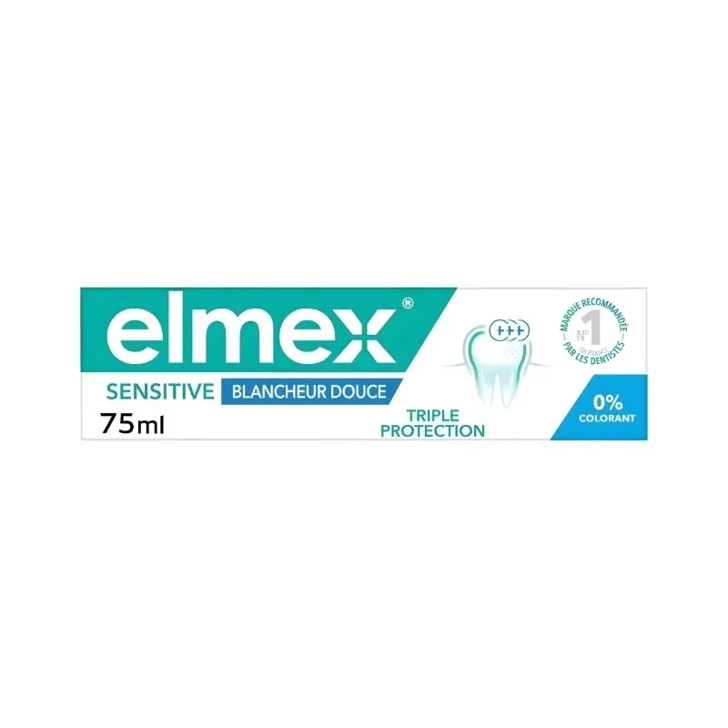 ELMEX DENTIFRICE SENSITIVE BLANCHEUR DOUCE 75ML