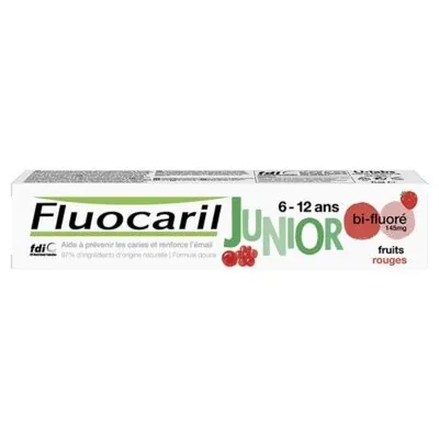 FLUOCARIL JUNIOR DENTIFRICE GEL FRUITS ROUGES 75ML