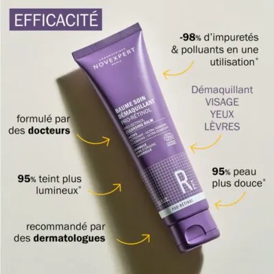 NOVEXPERT BAUME SOIN DEMAQUILLANT PRO-RETINOL 150ML