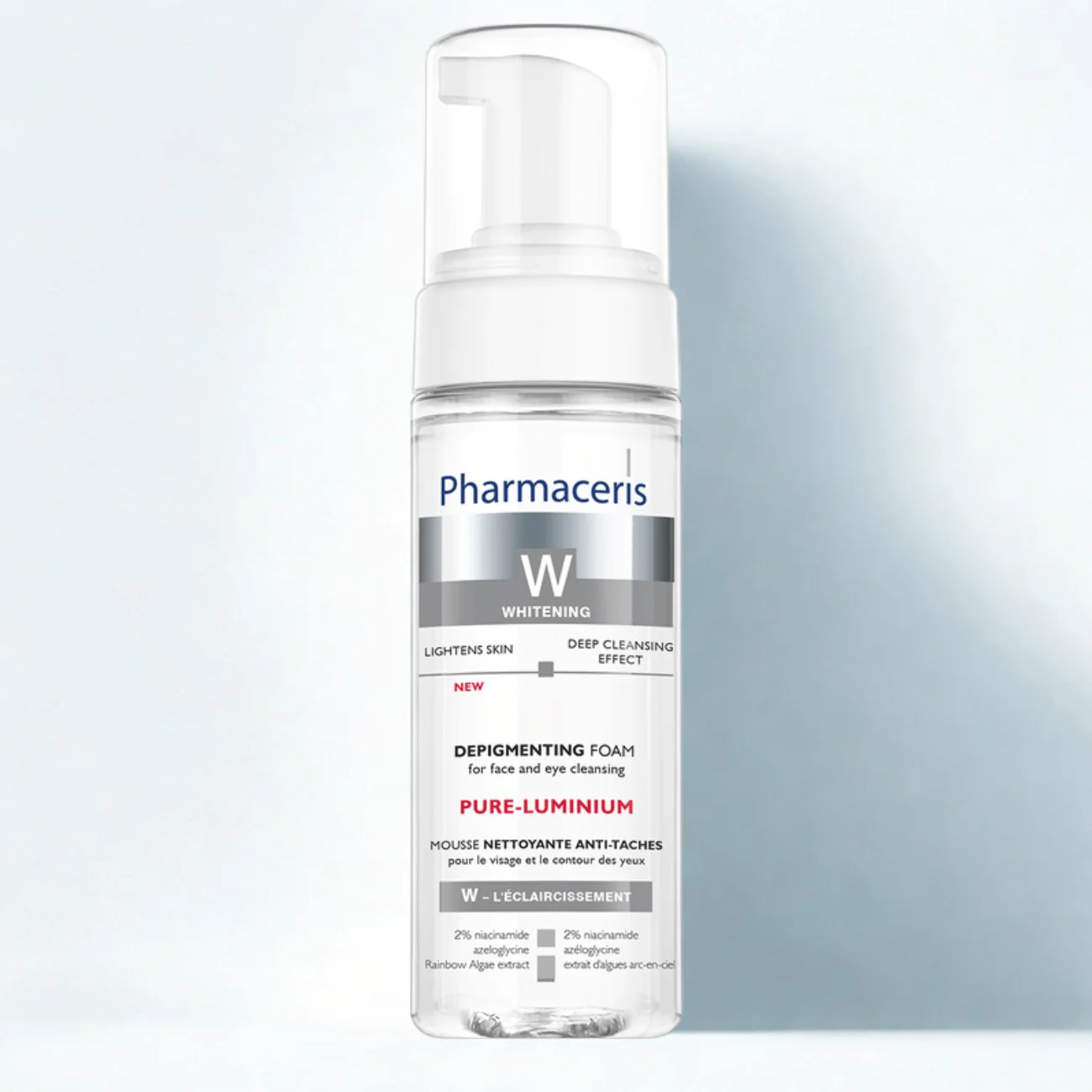 PHARMACERIS W PURE LUMINIUM MOUSSE NETTOYANTE ECLAIRCISSANTE 150ml