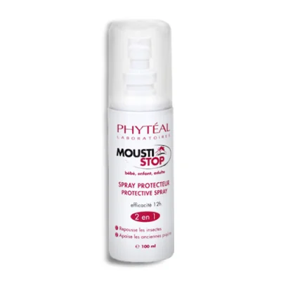 PHYTEAL MOUSTISTOP SPRAY PROTECTEUR À L’ALOÉ VERA ET À LA CITRONNELLE 100ml