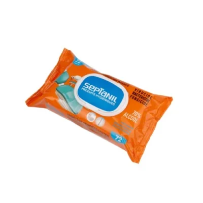 SEPTANIL LINGETTES DESINFECTANTES MEDECIN 72 PIECES