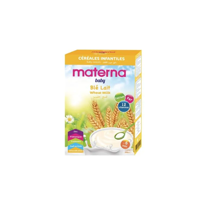 MATERNA FARINE BLE LAIT 200GR