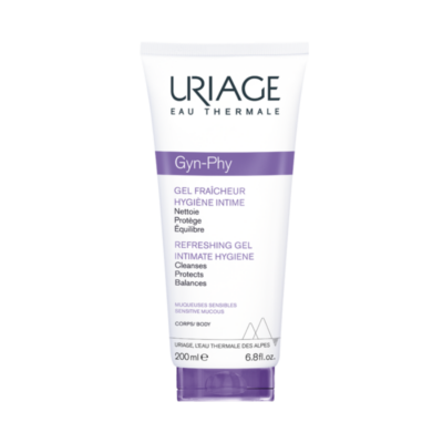 URIAGE GYN-PHY GEL FRAICHEUR HYGIENE INTIME MUQUEUSES SENSIBLES 200ML