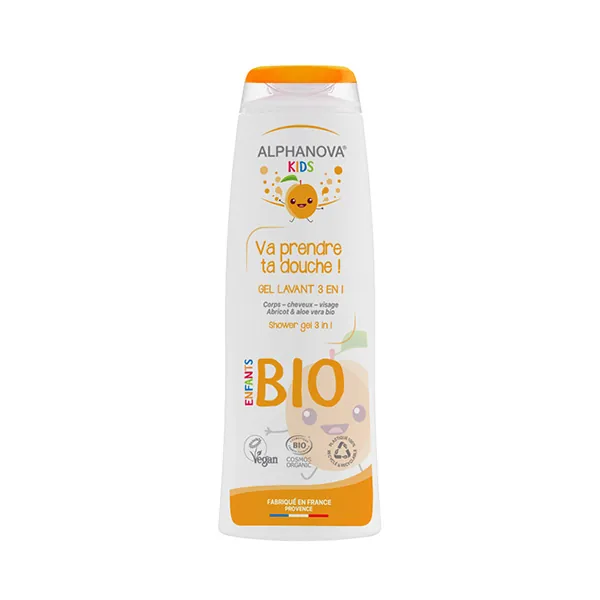 ALPHANOVA GEL LAVANT 3EN1 ABRICOT 250GR
