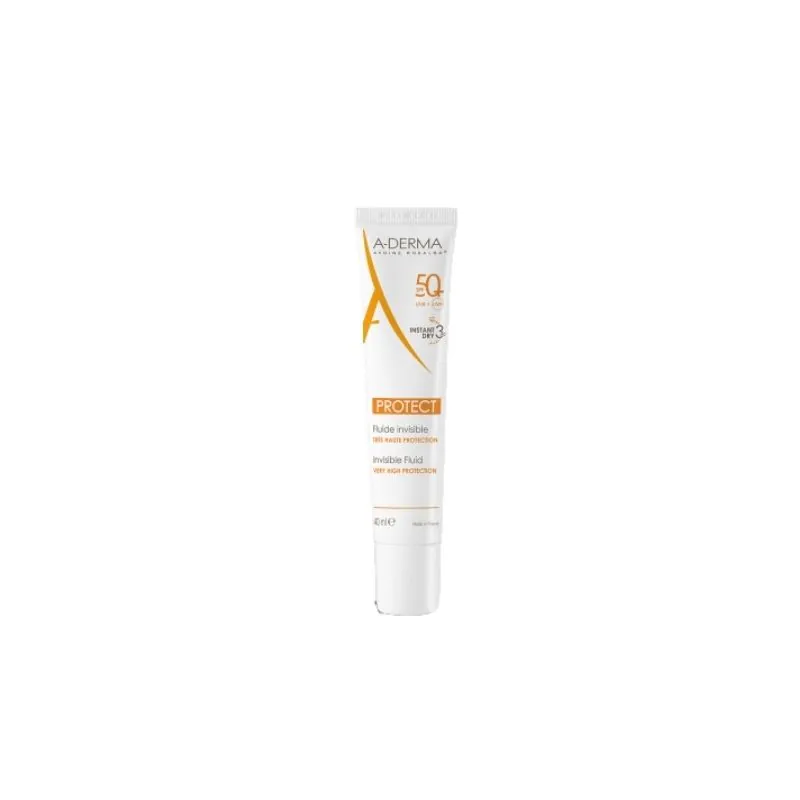 A-Derma Protect Fluide Très Haute Protection IP50+ Tube 40ml
