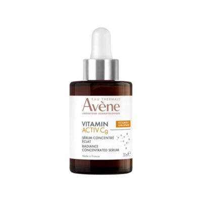 AVENE VITAMIN ACTIV Cg SERUM CORRECTEUR ECLAT – 30ML - Sérum visage à la vitamine C stabilisée. Unifie le teint, réduit les taches, apporte de l'éclat. Flacon pompe de 30 ml