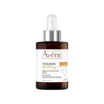 AVENE VITAMIN ACTIV Cg SERUM CORRECTEUR ECLAT – 30ML - Sérum visage à la vitamine C stabilisée. Unifie le teint, réduit les taches, apporte de l'éclat. Flacon pompe de 30 ml