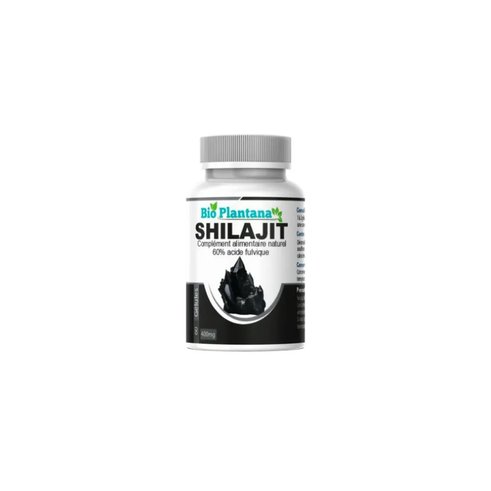 BIO PLANTANA Shilajit 60 Gélules