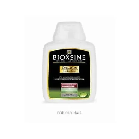 BIOXSINE Femina shampoing anti-chute cheveux gras 300ml - Shampooing pour cuir chevelu gras et chute de cheveux. Formule régulatrice et fortifiante. Flacon 300ml.