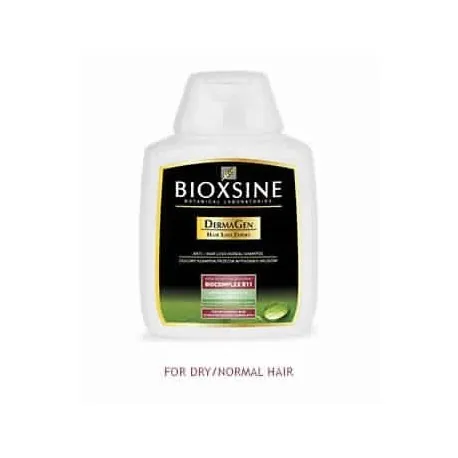 BIOXSINE FEMINA SHAMPOING ANTI-CHUTE CHEVEUX SECS-NORMAUX – 300ml - Shampooing hydratant anti-chute pour femmes. Formule pour cheveux secs à normaux. Flacon 300ml.