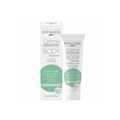 BYPHASSE Crème Dépilatoire Aloe Vera Effet Calmant 125mL