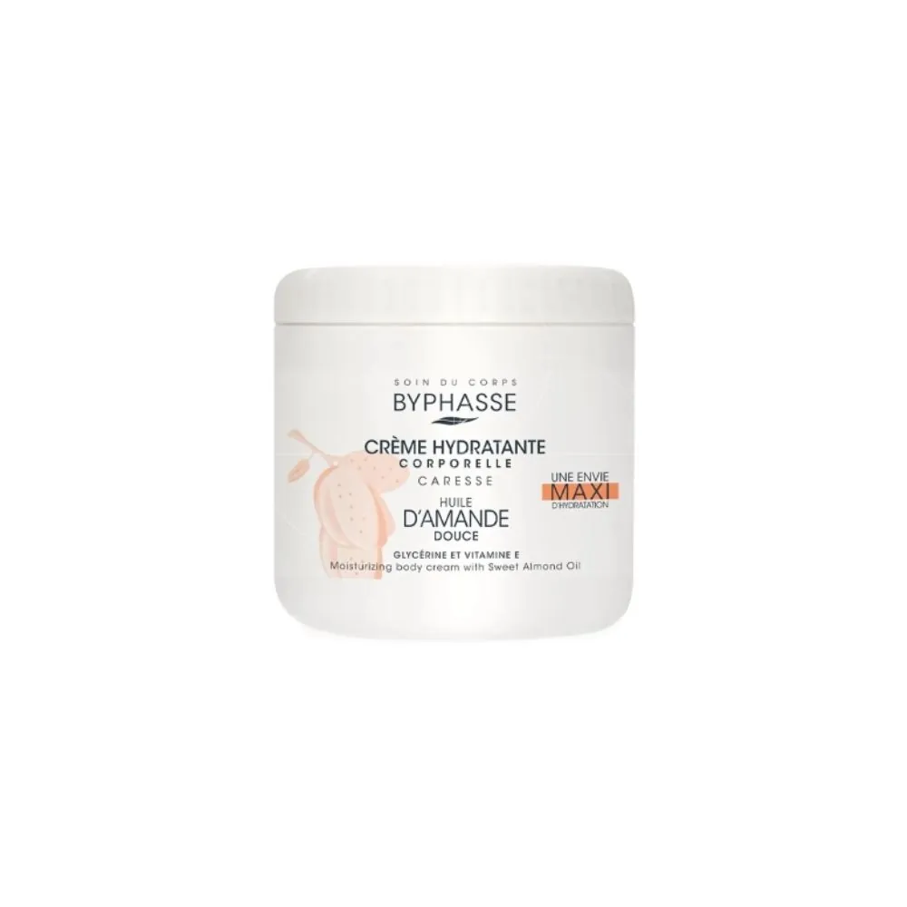 BYPHASSE Crème Hydra Corps à l'Amande Douce 500 mL