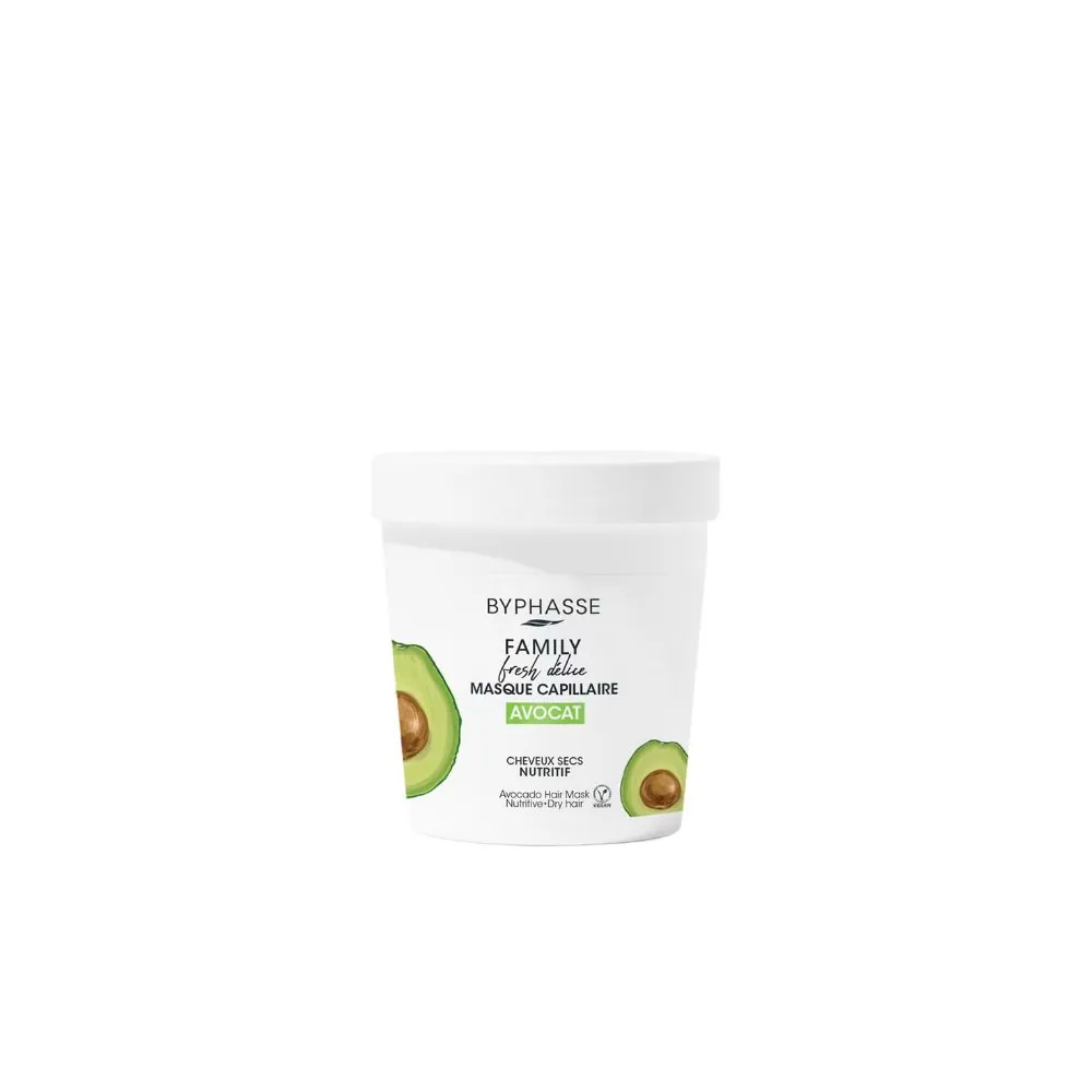 BYPHASSE Family Masque Capillaire Avocat Cheveux Secs 250mL