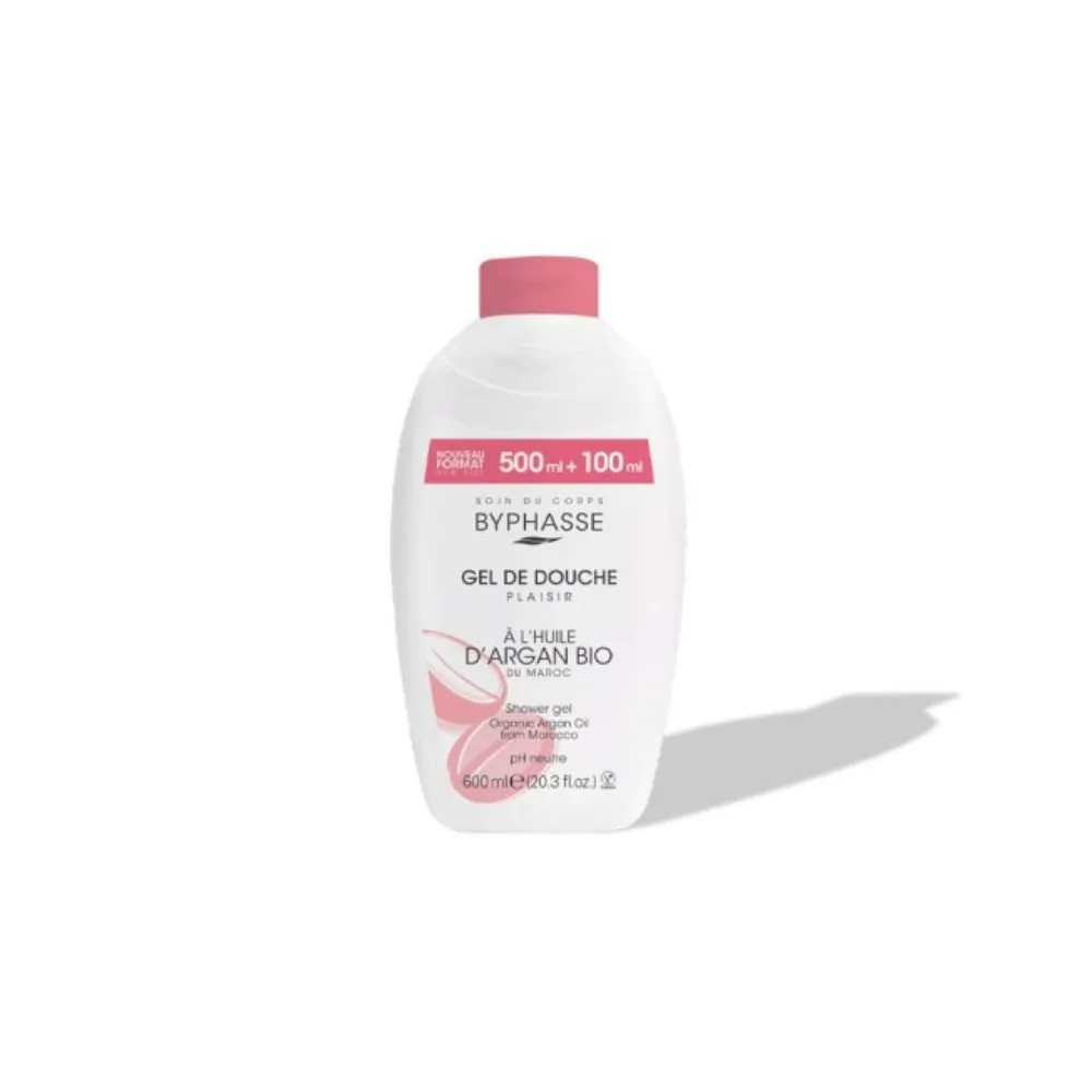 BYPHASSE Gel Douche à l'Huile d'Argan Bio 600mL