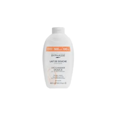 BYPHASSE Lait de Douche Caresse Lait d'Amande Douce 600mL