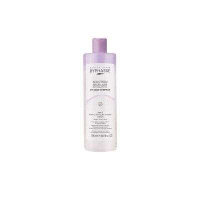 BYPHASSE Solution Micellaire Démaquillante 4en1 Biphasique Waterproof 500mL