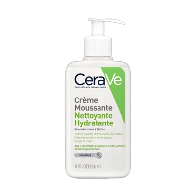 CERAVE CREME MOUSSANTE NETTOYANTE HYDRATANTE 236 ML