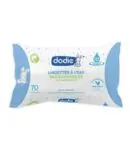 Dodie Lingettes à l’Eau Biodégradables 20 Pièces