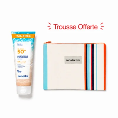 SENSILIS Gel Crème Hydratant Rafraîchissant SPF50+ 250mL + Trousse Offerte