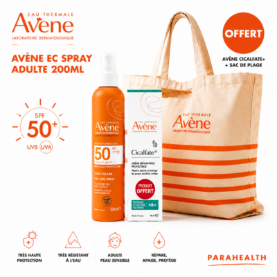 Avène Solaire Spray Adulte Haute Protection  SPF50+ 200ML + Cicalfate Crème 40mL (OFFERTE)
