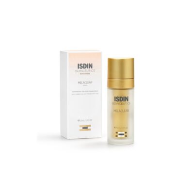 ISDIN MELACLEAR 1.8% SERUM ANTI-TACHES 30ML - Sérum concentré anti-taches à 1.8% d'actifs dépigmentants. Réduit les taches brunes, unifie le teint. Flacon pompe de 30 ml