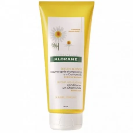 KLORANE REFLETS BLONDS BAUME APRES-SHAMPOOING CAMOMILLE CHEVEUX BLONDS 200ML