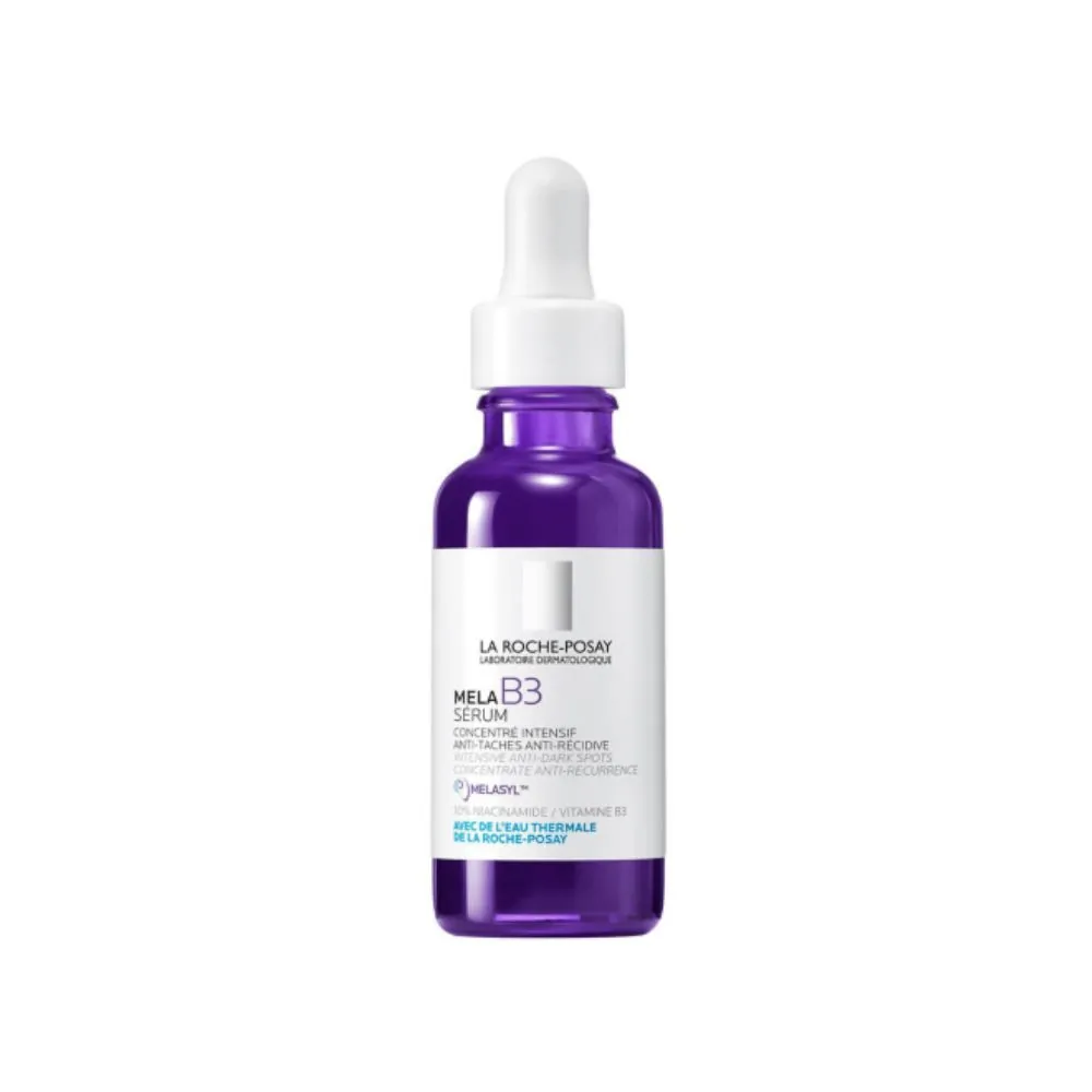 LA ROCHE POSAY SERUM MELA B3 30ML - Sérum correcteur de taches à la niacinamide. Réduit les taches brunes, unifie le teint. Flacon pompe de 30 ml.